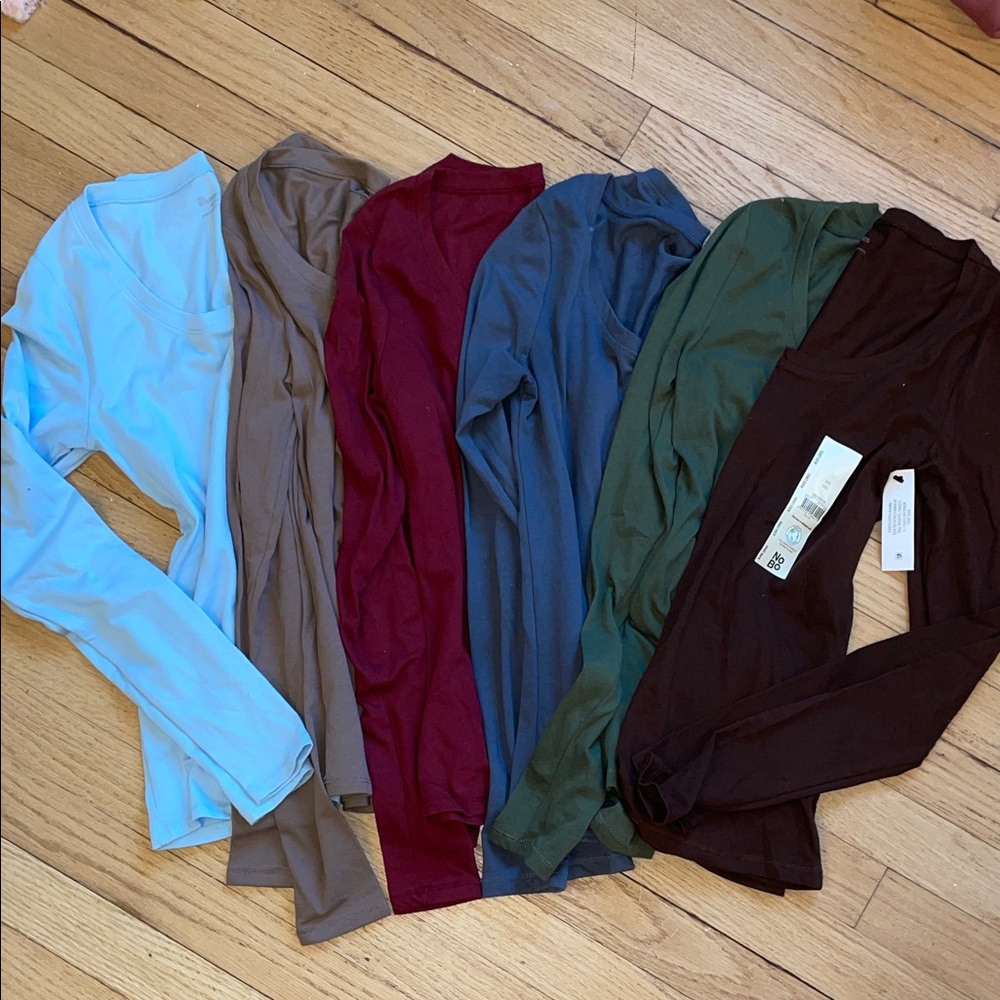 Allotment of just like New Long Sleeve Shirt Set in Assorted Colors!